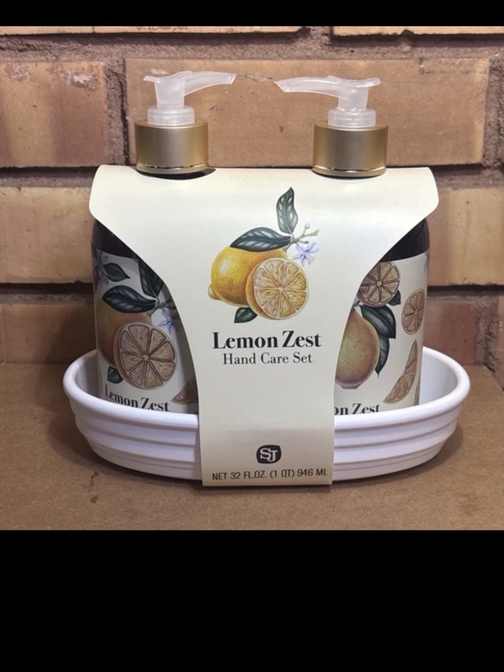 SJ Creations Lemon Zest Hand Care Set with Aloe Vera 16 fl oz Each